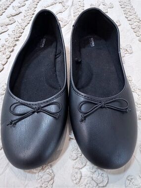 Sonoma Black Bow Ballet Flats